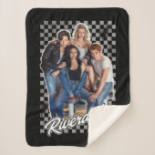 Retro Riverdale Group Graphic Sherpadecke (Vorderseite)