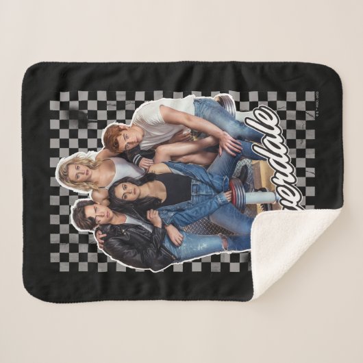 Retro Riverdale Group Graphic Sherpadecke (Vorderseite (Horizontal))