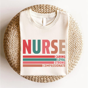 Retro RN Nurse, neue Krankenschwester, Krankenvers T-Shirt