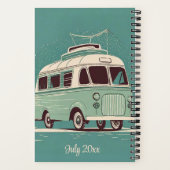 Retro Road Trip Journal | Road Trip Journal Notizblock (Rückseite)