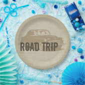 Retro Road Trip Pappteller (Party)