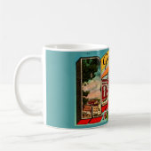 Retro  Roanoke, VA Coffee Mug Kaffeetasse (Links)