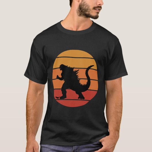Retro Roar: Vintager Godzilla-T - Shirt (Vorderseite)
