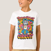 Retro Robot 90er-Jahre Hip Hop Design - Fun Cartoo T-Shirt (Vorderseite)