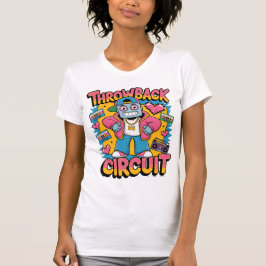 Retro Robot 90er-Jahre Hip Hop Design - Fun Cartoo T-Shirt