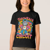 Retro Robot 90er-Jahre Hip Hop Design - Fun Cartoo Tri-Blend Shirt (Vorderseite)