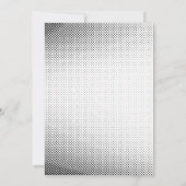 Retro Robot Baby Dusche Einladung (Rückseite)