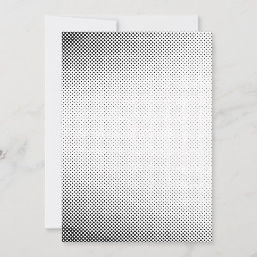 Retro Robot Baby Dusche Einladung (Rückseite)