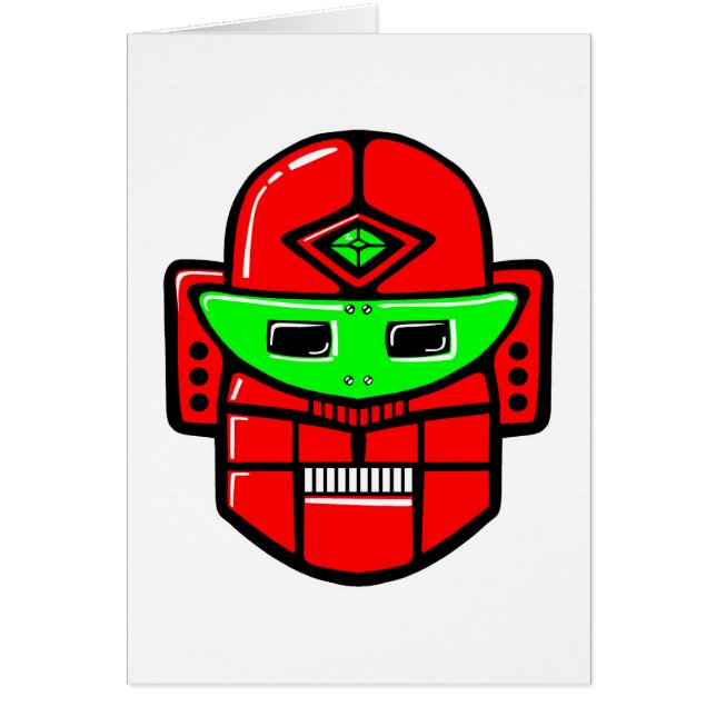 Retro Robot Head (Vorne)