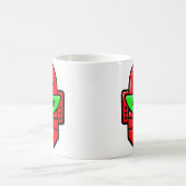 Retro Robot Head Kaffeetasse (Mittel)