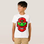 Retro Robot Head - Maßgeschneidert T-Shirt (Vorne ganz)