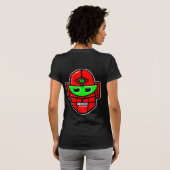 Retro Robot Head - Maßgeschneidert T-Shirt (Schwarz voll)