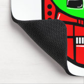 Retro Robot Head Mousepad (Ecke)