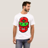 Retro Robot Head T-Shirt (Vorne ganz)