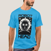 Retro Robot Head T-Shirt (Vorderseite)