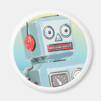 Retro Robot Magnet