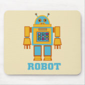 Retro Robot Mousepad (Vorne)