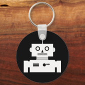 Retro Robot Shape Schlüsselanhänger (Vorderseite)