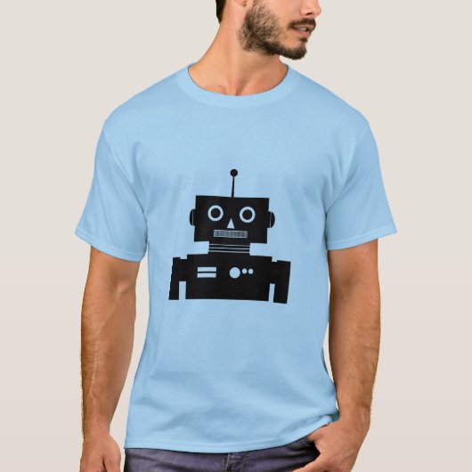 Retro Robot Shape Shirt (Vorderseite)