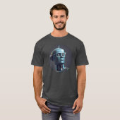 Retro Robot T - Shirt (Vorne ganz)