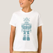 Retro Robot T Shirt (Vorderseite)