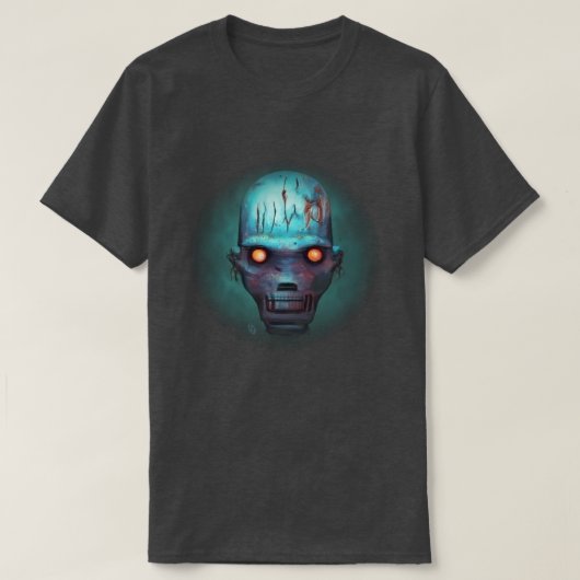 Retro Robot T - Shirt (Design vorne)