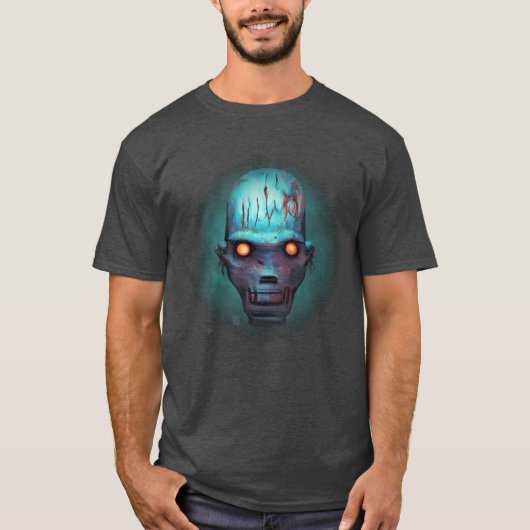 Retro Robot T - Shirt (Vorderseite)