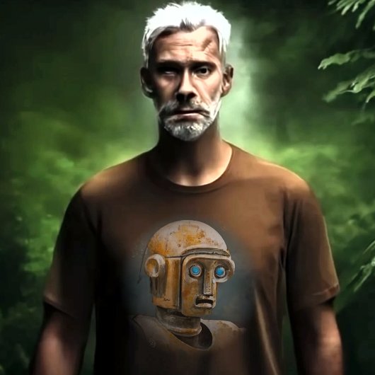 Retro Robot T - Shirt