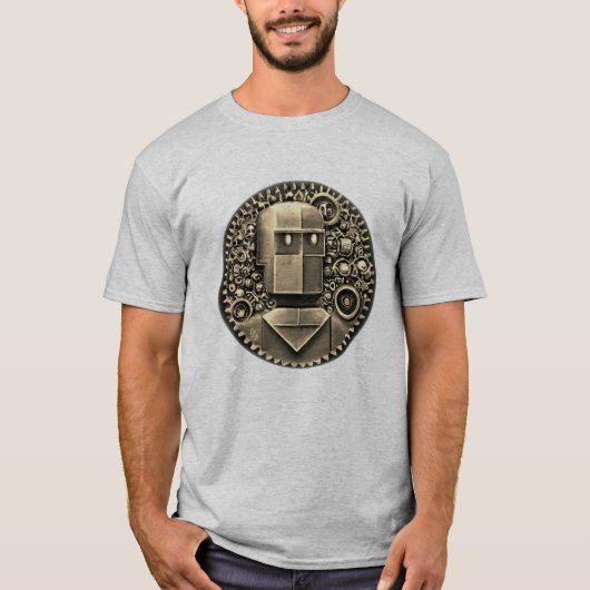 Retro Robot T - Shirt (Vorderseite)