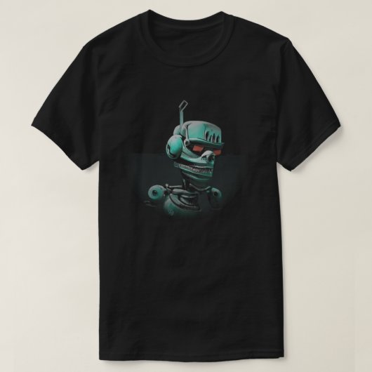 Retro Robot T - Shirt (Design vorne)