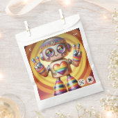 Retro-Roboter Geschenktütchen (Ausgeschnitten)