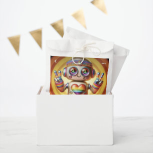 Retro-Roboter Geschenktütchen