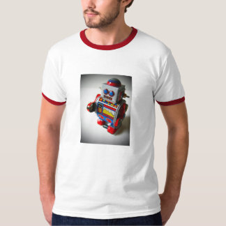 Retro Roboter-Shirt T-Shirt
