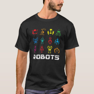 Retro-Roboter  Vintage Robotik-Ingenieurwesen T-Shirt
