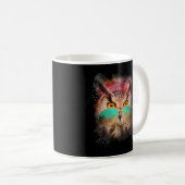Retro-Roboter Vintage-Robotik Kaffeetasse (VorderseiteRechts)