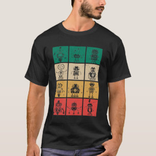 Retro-Roboter Vintage-Robotik T-Shirt