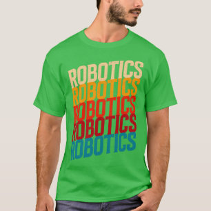 Retro Robotics for Robotics Engineering Humanoid R T-Shirt