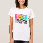 Retro Rock ABCD Blitzschlag - Fettfarbe T-Shirt (Vorderseite)