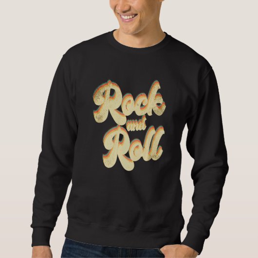 Retro Rock and Roll   Sweatshirt (Vorderseite)