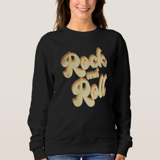 Retro Rock and Roll   Sweatshirt (Vorderseite)