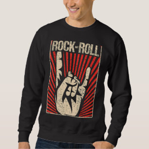 Retro Rock and Roll Vintage Rock and Roll 2 Sweatshirt