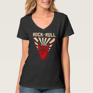Retro Rock and Roll Vintage Rock and Roll Musik Ro T-Shirt