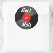 Retro Rock and Roll Vinyl Record Stickers (Tasche)