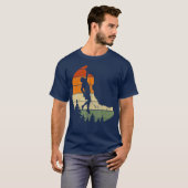 Retro Rock Climber Vintag T-Shirt (Vorne ganz)