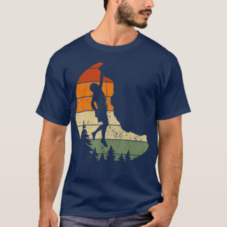 Retro Rock Climber Vintag T-Shirt