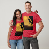 Retro Rock Climbing Bouldering 80s Mountain Rock C T-Shirt (Unisex)