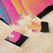 Retro Rock Climbing Bouldering Wall Climber Puzzle (Seite)