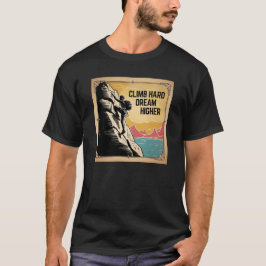 Retro Rock Climbing T - Shirt