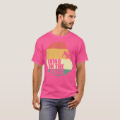 Retro Rock Climbing - Vintages Bergmassiv T-Shirt (Vorne ganz)