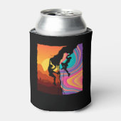 Retro Rock Climbing Wand Klettern Dosenkühler (Kanne Vorderseite)